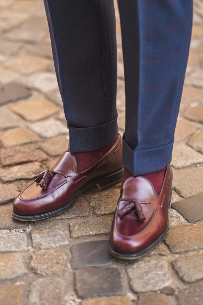 buty-berwick-bordowe-tassel-loafers