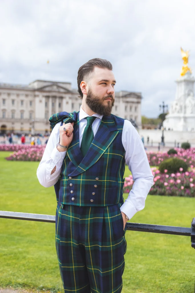 tartan-szkocka-krata-marynarka-spodnie-kamizelka1